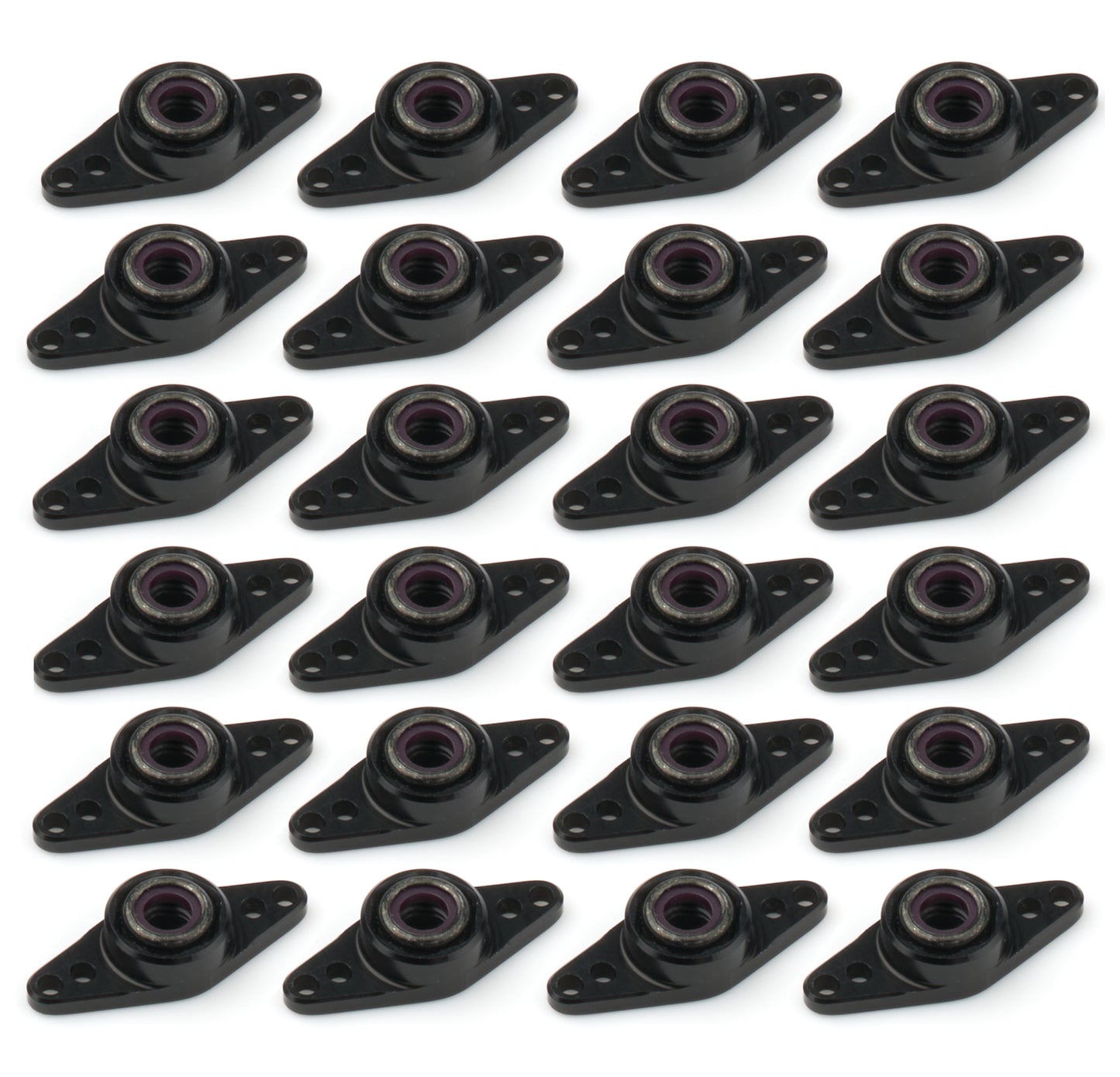 Ti22 Performance TIP4449 Mud Cover Install Plate 5/16-28 Thread BLK 24pk