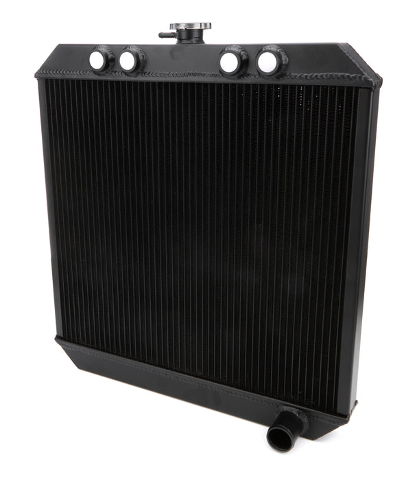 Ti22 Performance TIP5200 Sprint Car Radiator Down Flow Black 4 -10 Inlet