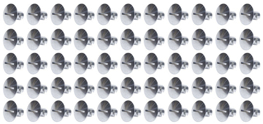 Ti22 Performance TIP8108-50 Large Head Dzus Buttons .500 Long 50 Pack