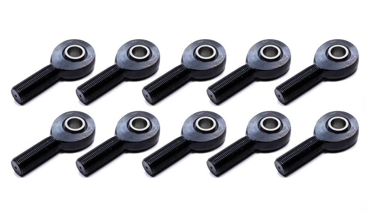 Ti22 Performance TIP8250-10 Rod End Alum RH Male Blk 1/2ID x 5/8 Thread 10pk