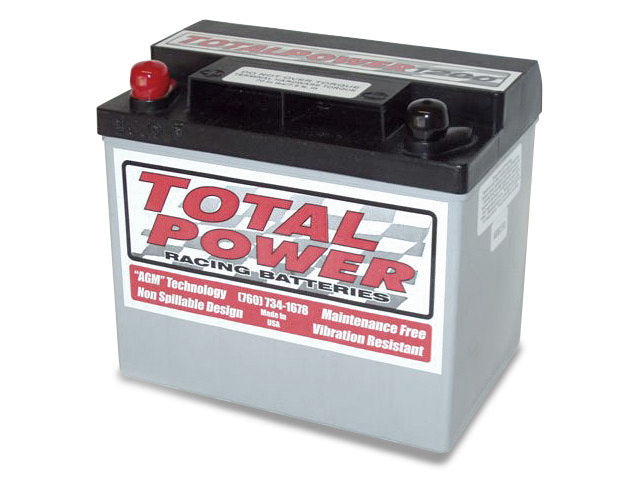 Total Power Battery TPBTP1200 24lb Racing Battery 385 CCA 600CA