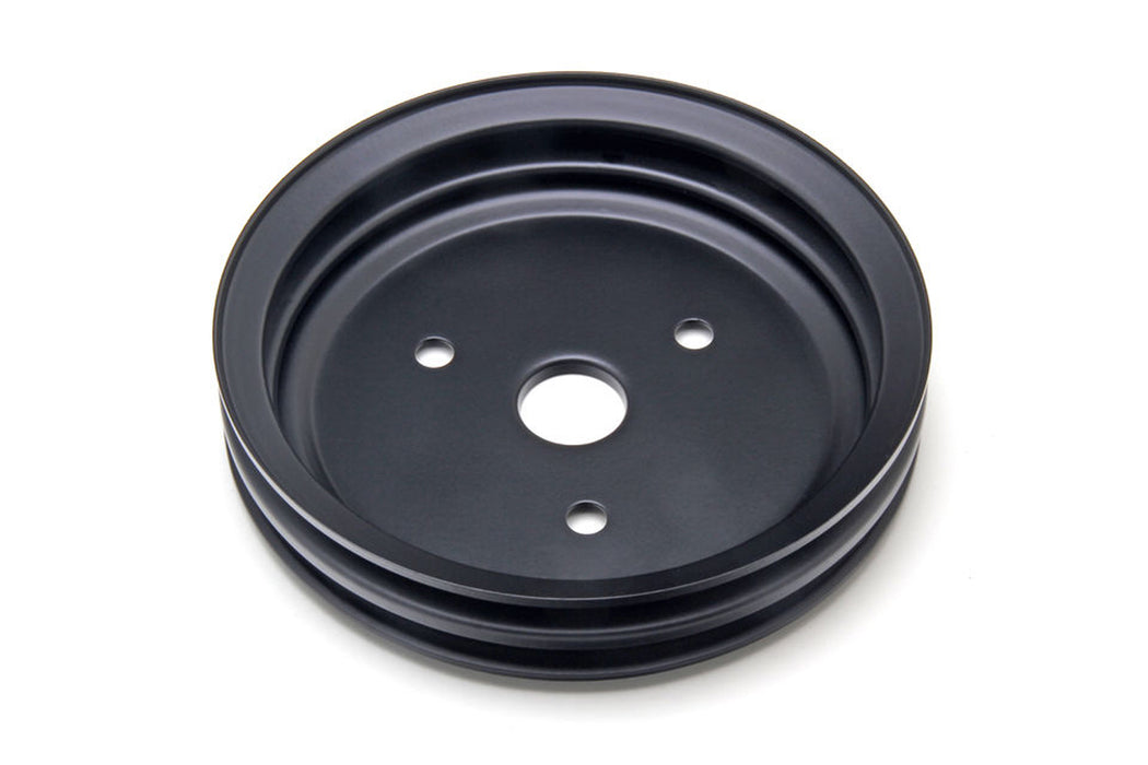 Trans-dapt TRA8603 SBC SWP Crankshaft Pulley 2 Groove Black