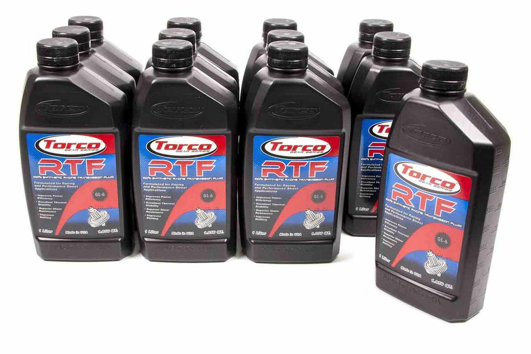 Torco TRCA220015C RTF Racing Trans Fluid Case/12x1-Liter