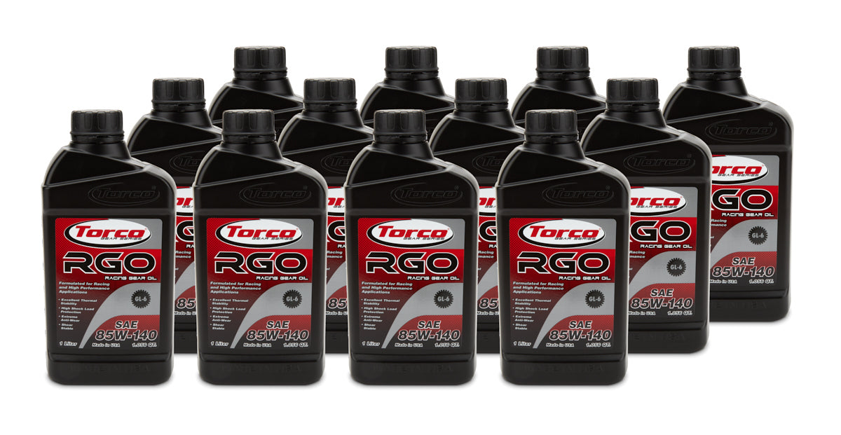 Torco TRCA248514C RGO 85w140 Racing Gear Oil Case/12-1 Liter