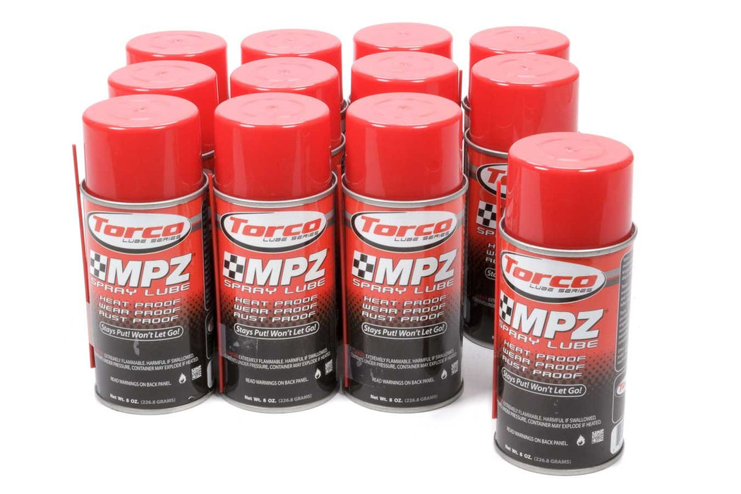 Torco TRCA560000M MPZ Spray Lube Case 12 x 8oz. Can
