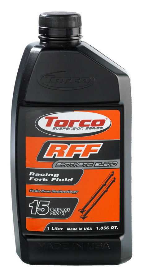 Torco TRCT830015C RFF Racing Fork Fluid 15 -12x1-Liter