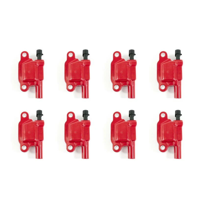 Top Street Performance TSP81015-8 LS High Output Ign Coils Red 05-18 LS Set of 8