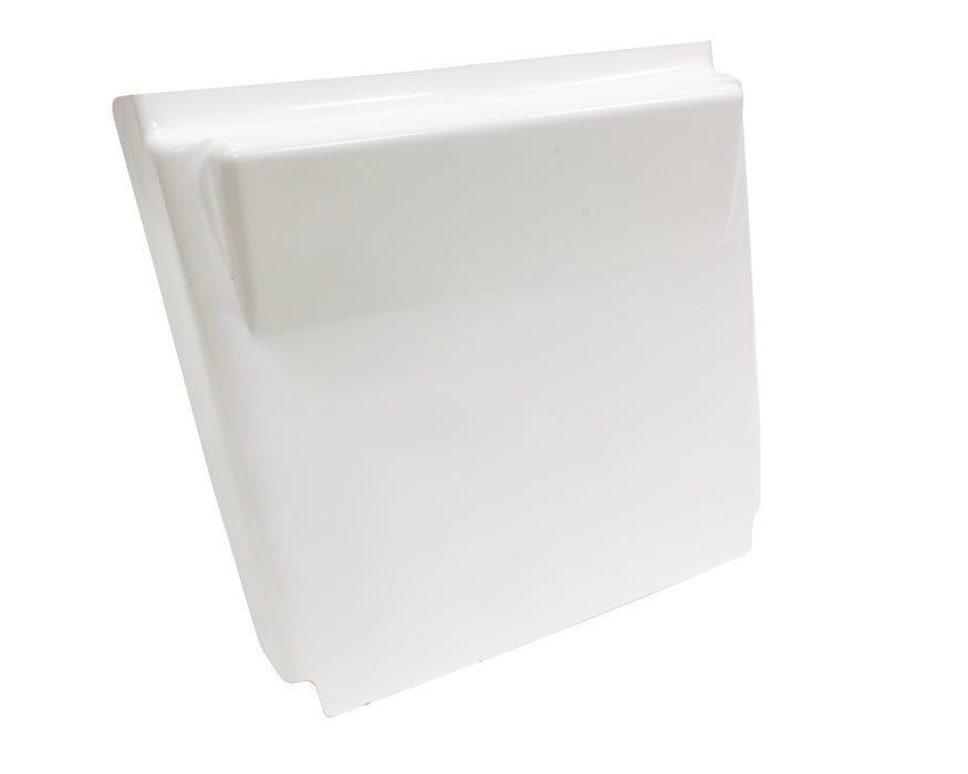 Triple X Race Components TXRMID-BW-5448 Midget Dash Inside The Rail White
