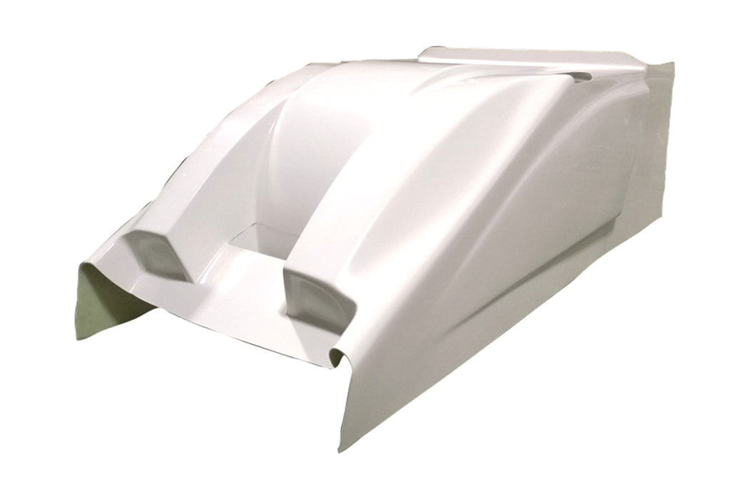 Triple X Race Components TXRSC-BW-0051 Dual Duct Cool Air Hood White Sprint Car