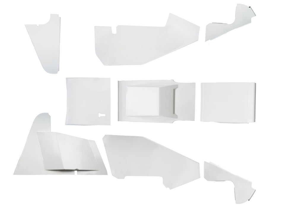 Triple X Race Components TXRSC-BW-K5570 5-Series Sprint Car Body Complete White