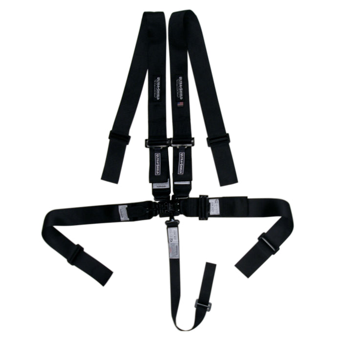 Ultra Shield ULTHB22031SPL Harness 5pt Black Indiv Shoulder Sprint Pull-Dwn
