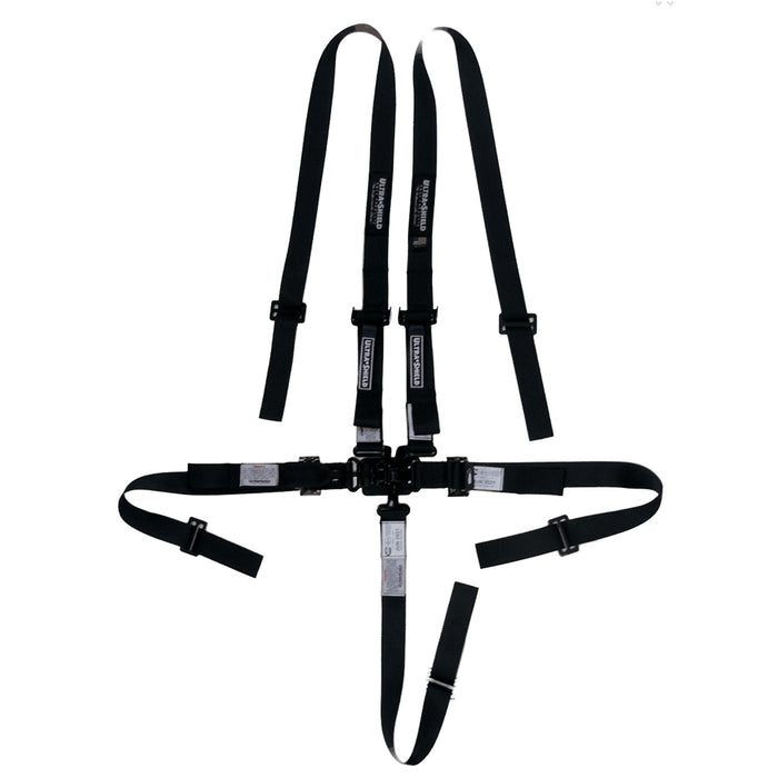 Ultra Shield ULTHB23031 Harness 5pt Black Indiv Shoulder 2in Pull-Down