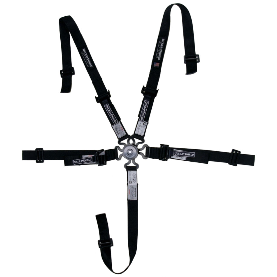 Ultra Shield ULTHB46201 Harness Junior C/L 5pt Blk Indiv Shlder 3in P/D