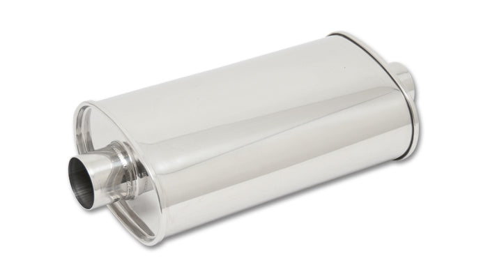 Vibrant Performance VIB1135 STREETPOWER Oval Muffler 3.5in inlet/outlet