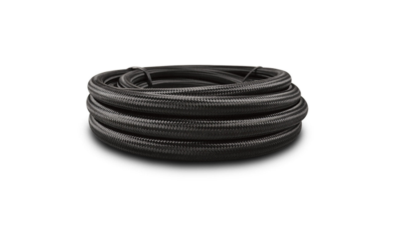 Vibrant Performance VIB19016 20ft Roll of Black Nylon Braided Flex Hose PTFE
