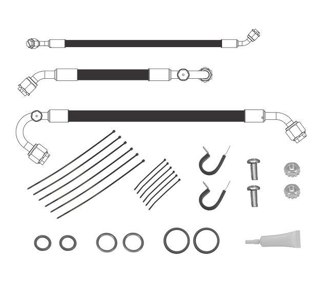 Vintage Air VIN521292 Standard Hose Kit 1969 Camaro