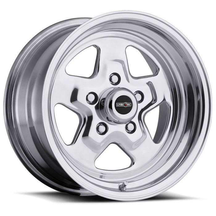Vision Wheel VIS521H5461P-19 Wheel 15X4 5-120.65/4.75 Polishedl Vision Nitro