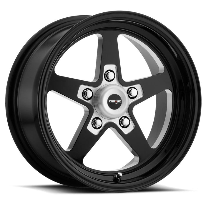 Vision Wheel VIS571-5865B27 Wheel 15X8 5-114.3/4.5 G loss Black Vision Ssr S
