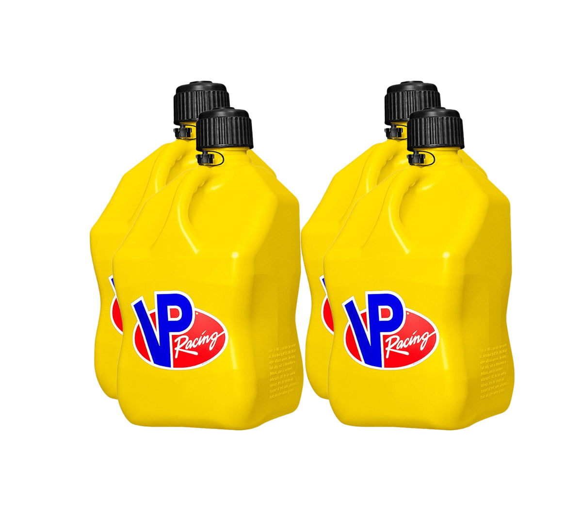 Vp Racing VPF3552-CA-CASE Motorsports Jug 5.5 Gal Yellow Square (Case 4)