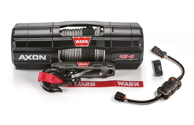 Warn WAR101140 AXON 45-S Winch 4500lb Synthetic Rope
