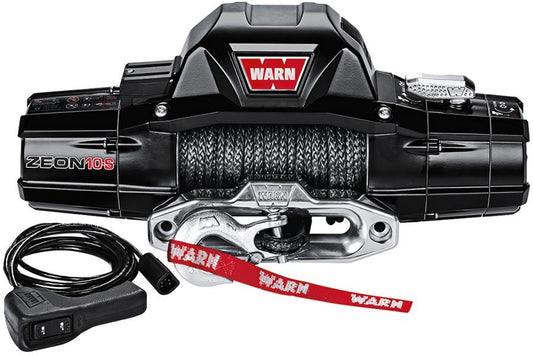 Warn WAR89611 Zeon 10-S 10000lb Winch w/Synthetic Rope