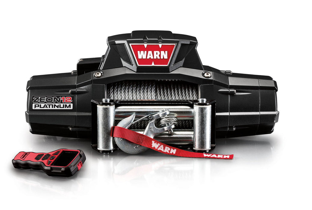 Warn WAR92820 ZEON 12 Platinum 12000lb Winch w/Wire Rope Roller