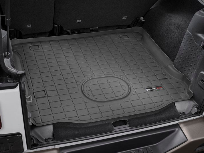 Weathertech WEA40745 15- Jeep Wrangler Rear Cargo Liner Black