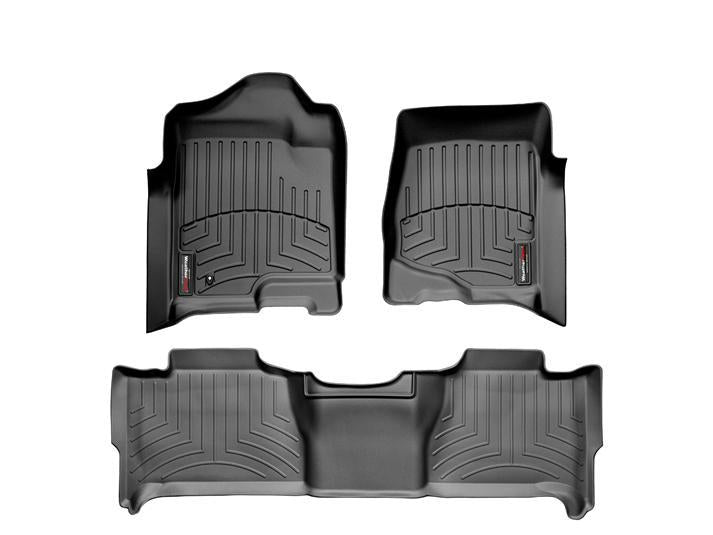 Weathertech WEA44066-1-2 07-14 Tahoe Front & Rear Floor Liners Black