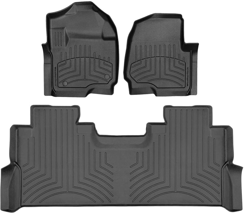 Weathertech WEA441012-1-2IM Black Front & Rear Floor Liner HP