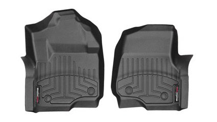 Weathertech WEA4410121 17- Ford F250 Front Floor Liners Black