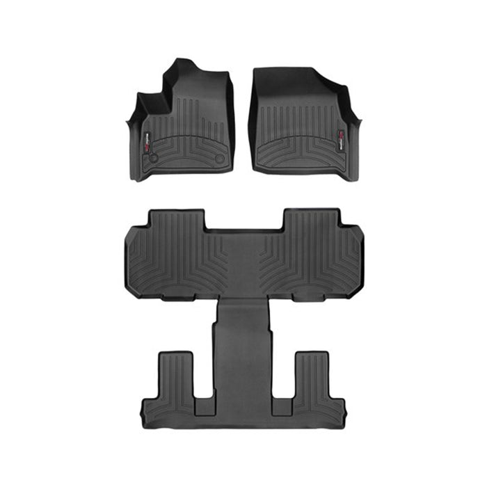 Weathertech WEA441228-1-2 Black Front and Rear Flo orliners 18- Traverse