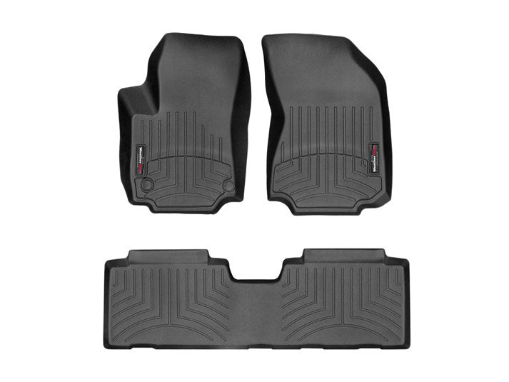 Weathertech WEA4412341-4411762 Black Front and Rear Flo orliners GMC Terrain 201