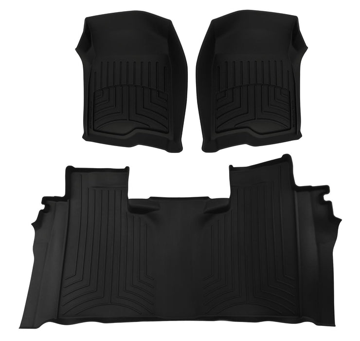 Weathertech WEA441436-1-2IM Black Front & Rear Floor Liner HP