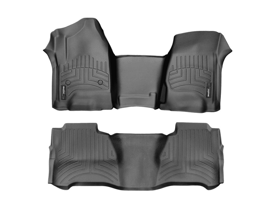 Weathertech WEA4414911-4414365 Front and Rear Floorline rs - Over The Hump