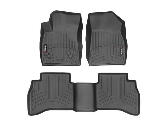 Weathertech WEA441617-1-5 Black Front and Rear Floorliners