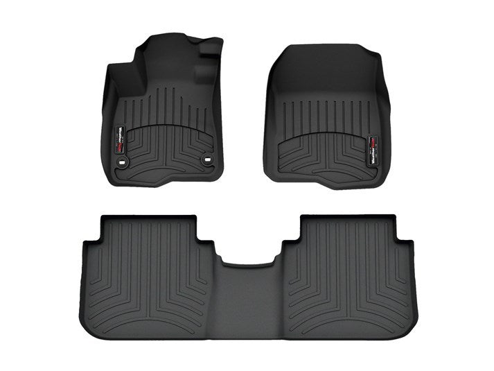 Weathertech WEA441780-1-2 Black Front and Rear Floorliners