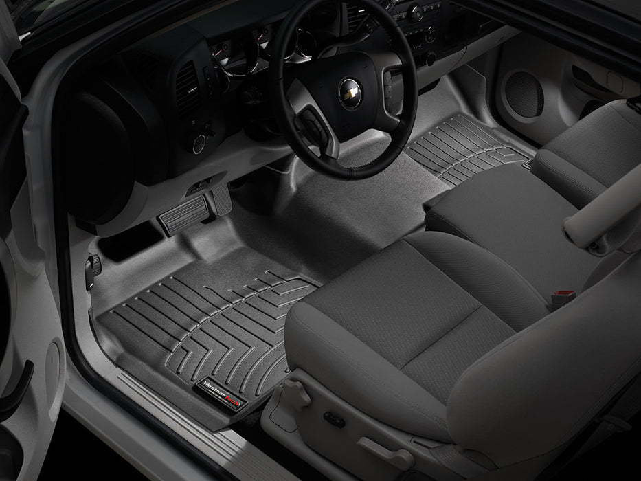Weathertech WEA442941 07- GM P/U Crew Cab Front Floor Liners Black