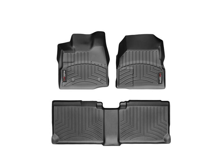 Weathertech WEA443461-442712 11- Chevy Equinox Front & Rear Floorliners Black