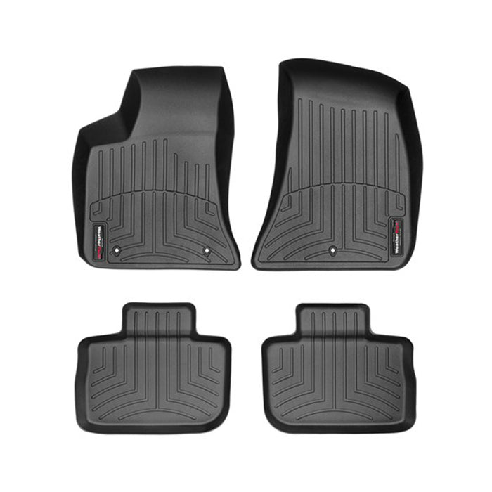 Weathertech WEA44379-1-2 Black Front and Rear Flo orliners 11- Charger