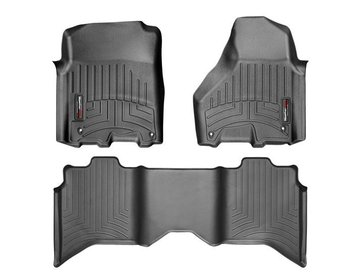 Weathertech WEA444781-442163 Black Front and rear Flo orliners Dodge Ram 1500
