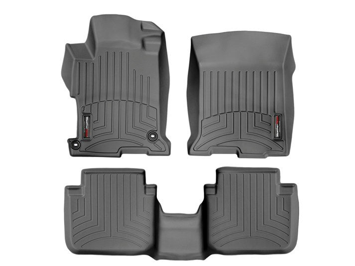 Weathertech WEA44481-1-2 13-16 Honda Accord Front & Rear Floor Liners Blk