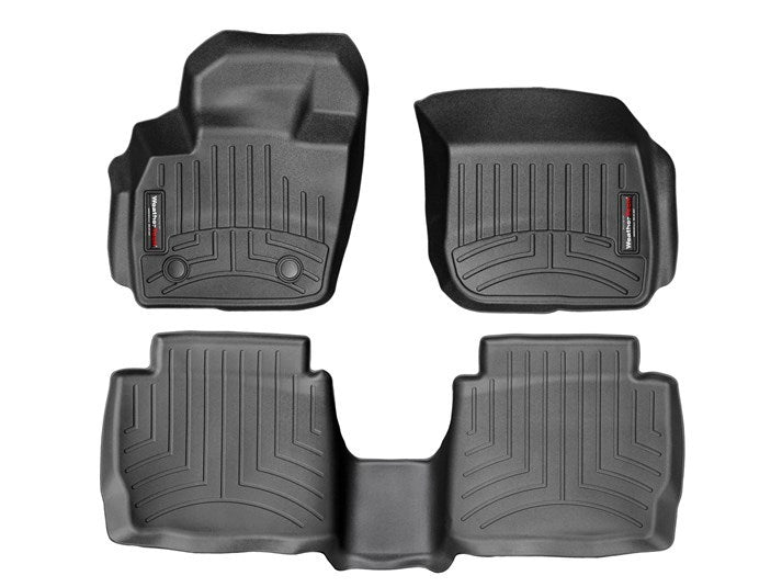 Weathertech WEA44483-1-2 13- Ford Fusion Front & Rear Floorliners Black