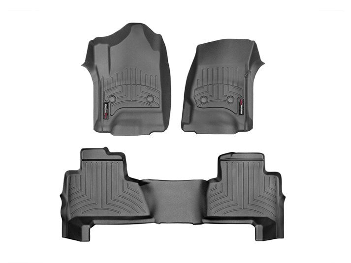 Weathertech WEA44607-1-2 15-16 Tahoe Front & Rear Floor Liners Black