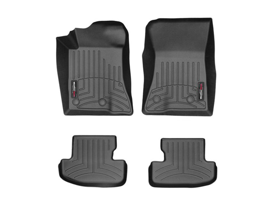 Weathertech WEA44699-1-2 Black Front And Rear Floorliners