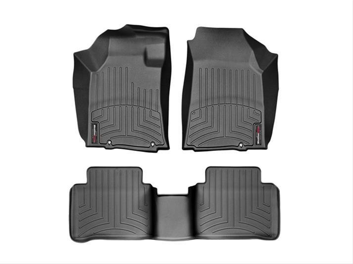 Weathertech WEA448321-441712 Black Front and Rear Floorliners
