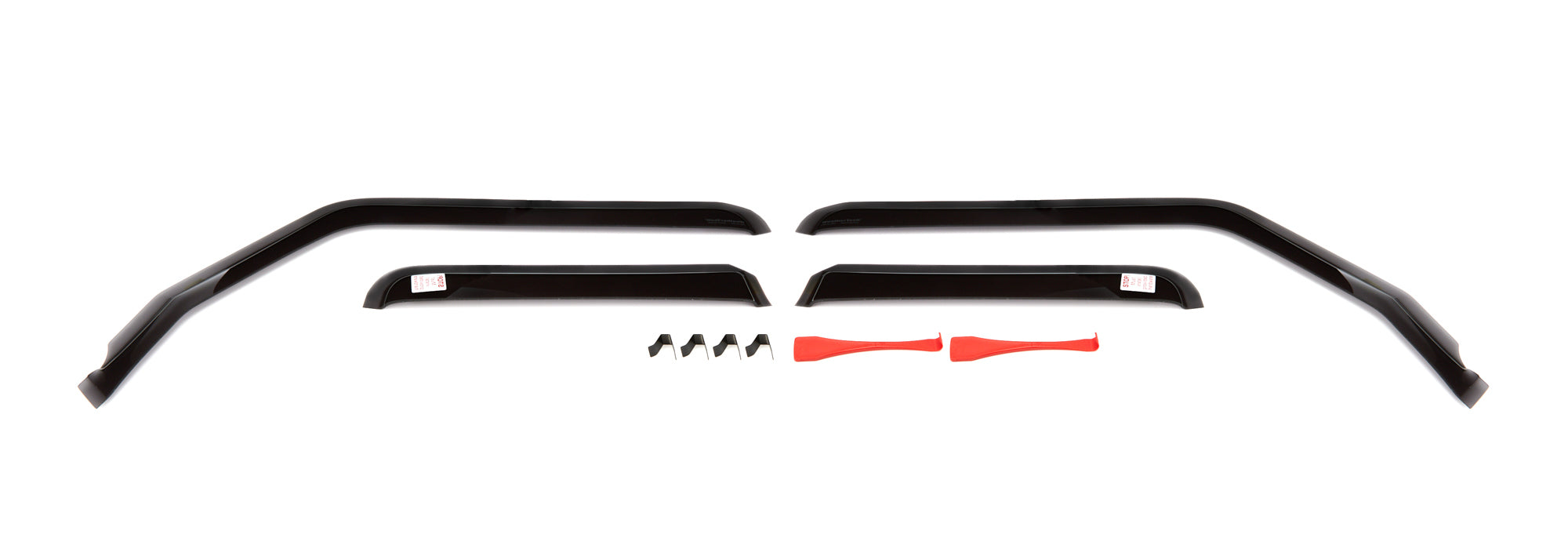 Weathertech WEA82922 Dark Smoke Front&Rear Si de Window Deflectors