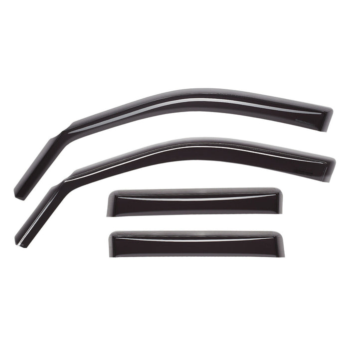 Weathertech WEA82937 Dark Smoke Front&Rear Si de Window Deflectors