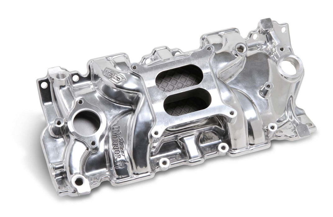 Weiand WEI8120P SBC Street Warrior Intake Manifold Polished