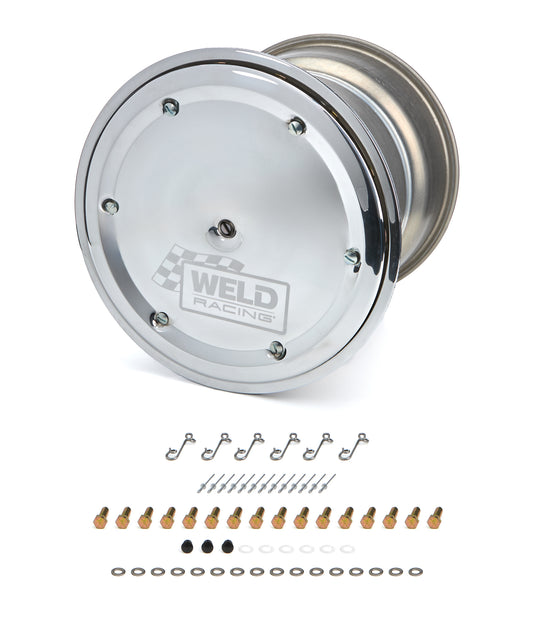 Weld Racing WEL559-5455-6 15 X 14 Wide 5 XL 5in BS Bead-Loc 14.2 lbs w/Cvr