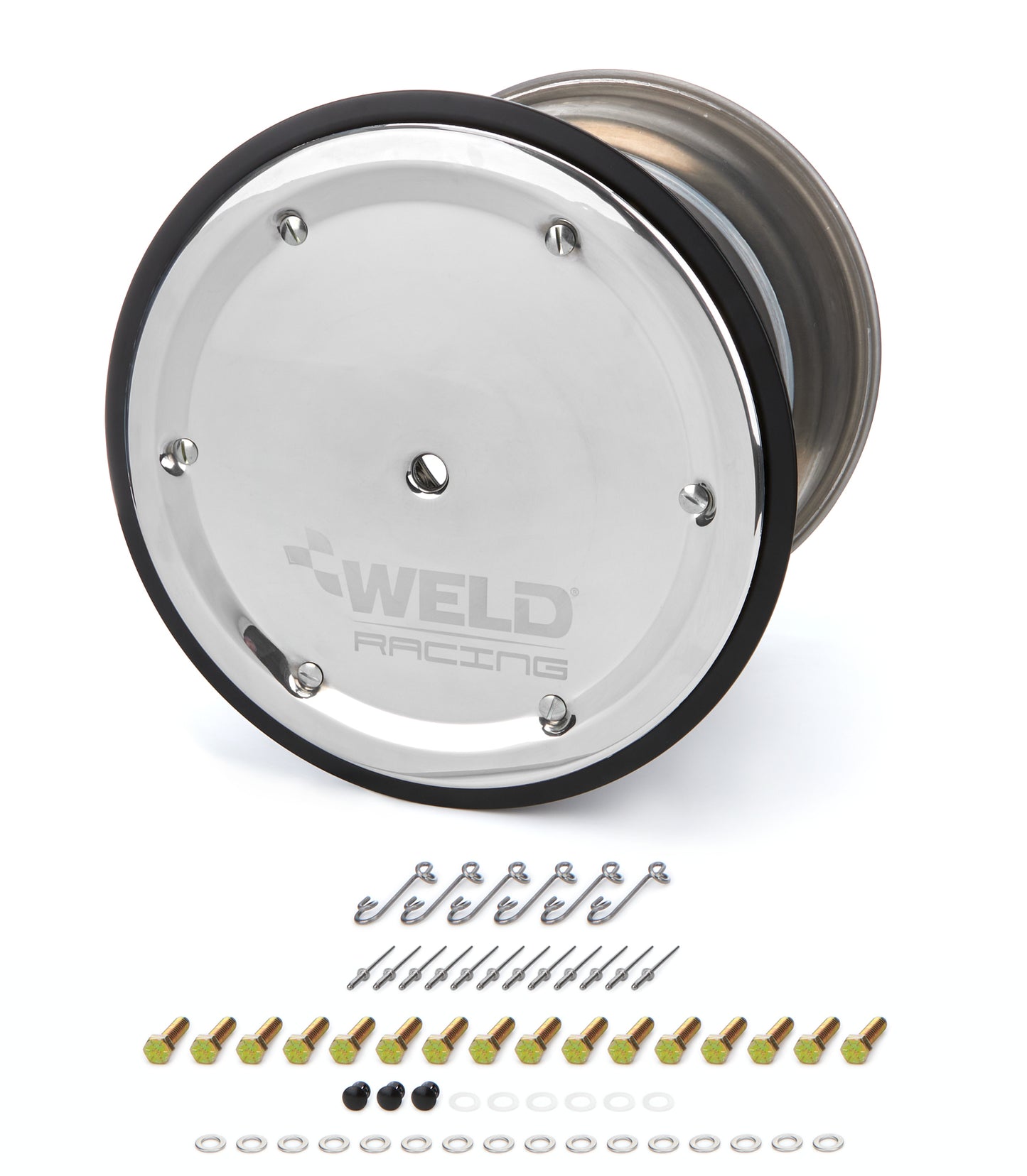 Weld Racing WEL559-5455M-6 15 X 14 Wide 5 XL 5in BS Bead-Loc w/Cvr